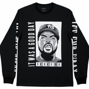 Ice Cube Good Day High Hope Concert Series Black Long Sleeve T-Shirt Men's M